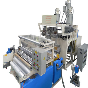 Factory Supplier 3 layers 1000mm lldpe stretch film making machine pallet wrap film extruders production line