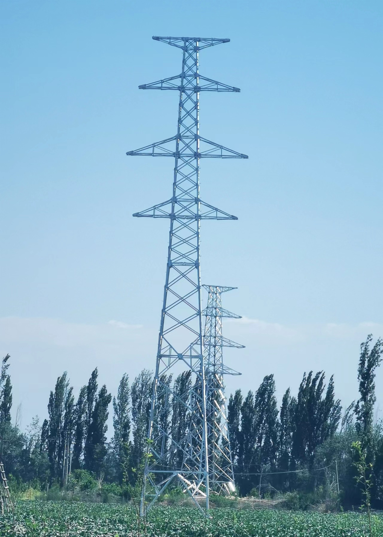 Power tower ot Dip Galvanized Steel Electricity Power Line Electric Transmission Towers Galvanized Lattice Steel Tower