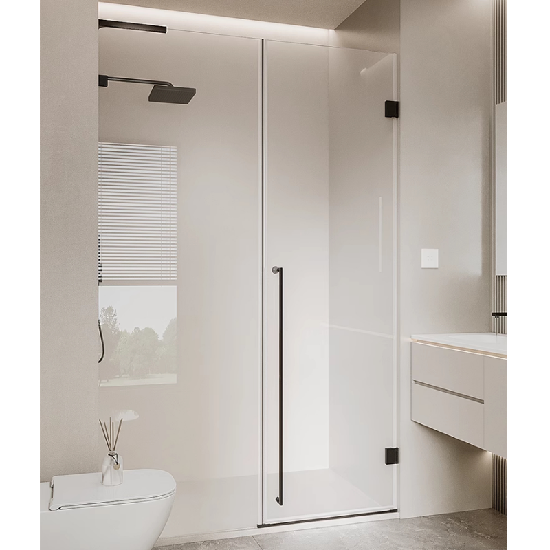 Hotel Prefabricated Tempered Glass Whole Unit Cabin Design Bathroom Shower Room sliding door