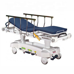 Hospital Medical Ambulance Stretcher Hydraulic Lifting Hospital Patient Transportation Cart Emergency Transfer Stretcher