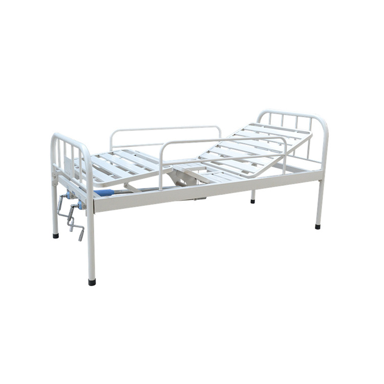 Excellent Quality Cold Rolled Steel Manual Hospital Medical Bed With Toilet