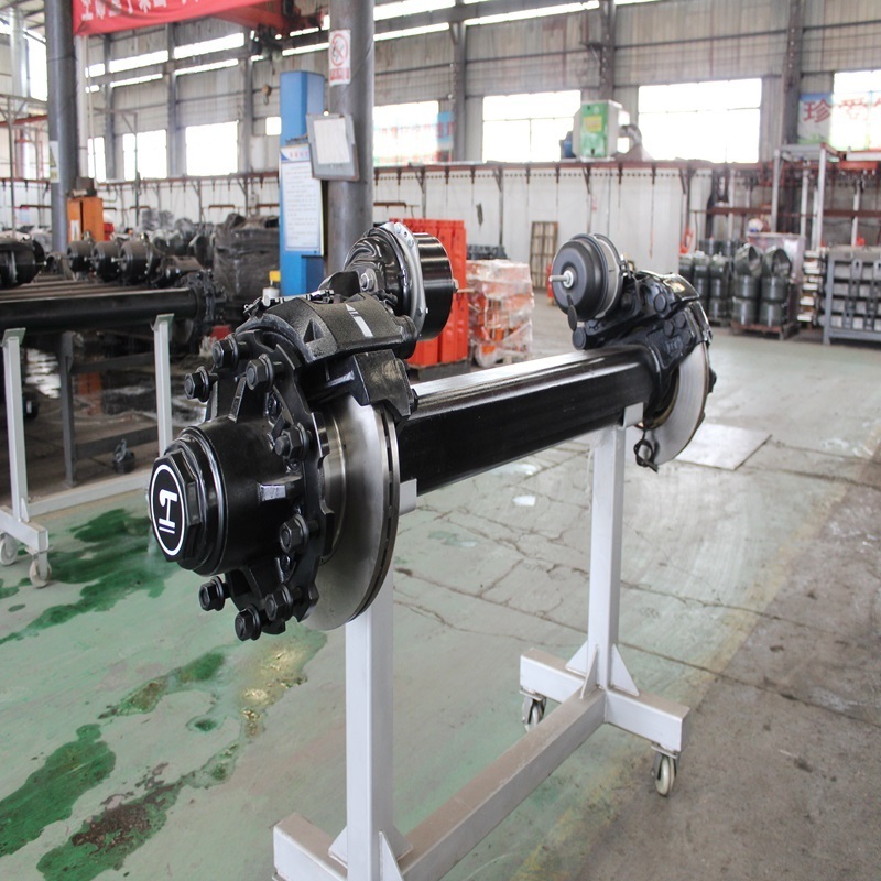 Wholesale Popular Direct Selling Disc Brake Axle  Atv Axle Semi Trailer Parts Used Trailer Axles Kit With Best Brand