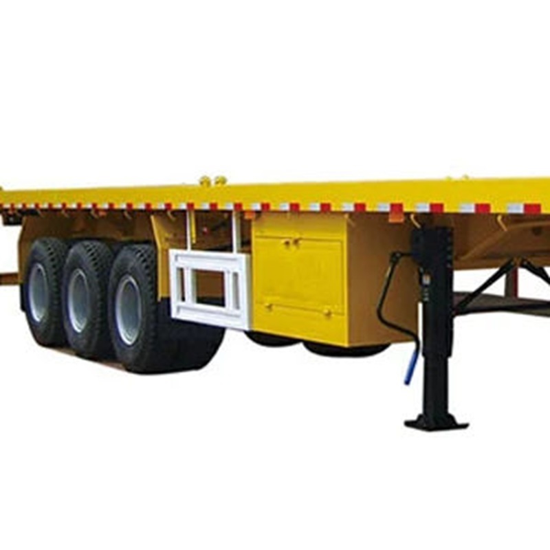 Gooseneck Fuwa Bpw Axle 40ft Muti Used Container Flatbed Truck Semi Trailer From China Manufacturer