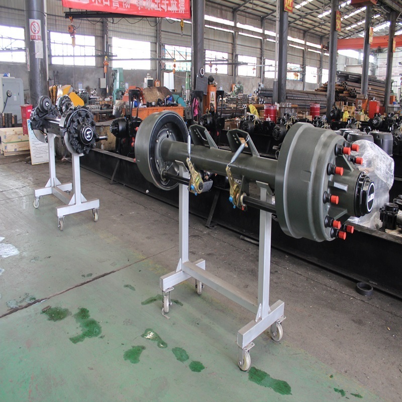 Best 13Ton 16Ton PCD335 American Type Axle Wholesale Semi Truck Parts Electric Axle Kit Trailer Axle Truck Accessories On Sale