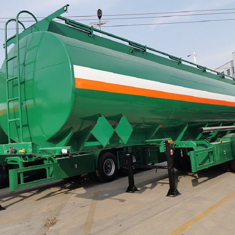 Custom Private Label Wholesale Diesel Fuel Grain Tank Trailer,Tri Axle Fuel utility dump trucks With Spot Wholesale