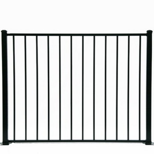 Garden Farm Powder Coated Square Hollow T Aluminum Wooden Metal Fence Post For Fence