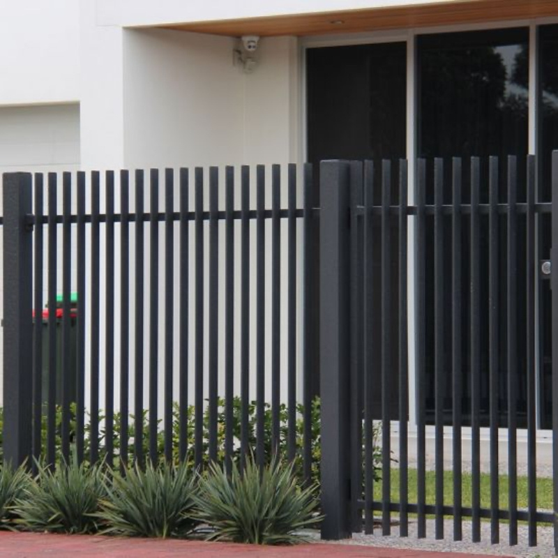 Aluminium Privacy Louver Slat Fencing Panel Garden Fence Boundary Wall Fence Metal Modern Aluminum Profiles Powder Coated