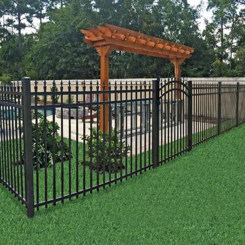 Outdoor Aluminium Garden Fencing Prices Aluminium Post Slat Fence Panels Privacy Aluminium Fence With Horizontal Slats