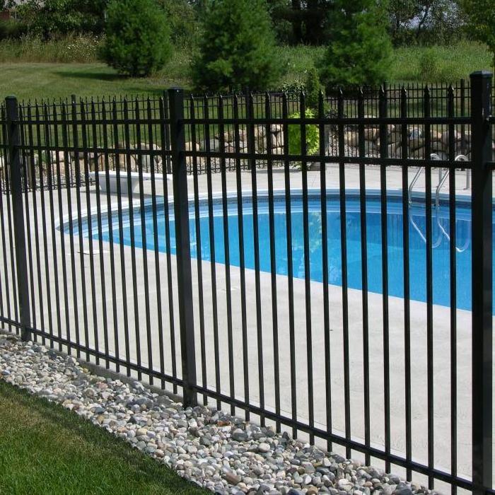 Garden Farm Powder Coated Square Hollow T Aluminum Wooden Metal Fence Post For Fence