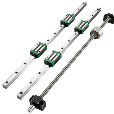 HBCD 12mm Miniature Linear Motion Guide Rail HBCD12 500mm + HBCD12C Linear Carriage Block Set For 3d Printer CNC Machine