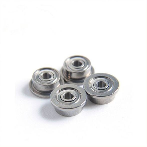 F604 flange bearing ZZ 2RS high speed low noise embroidery machine atomizer with rib bearing F604