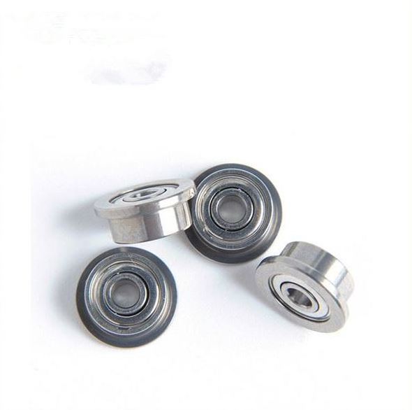 F604 flange bearing ZZ 2RS high speed low noise embroidery machine atomizer with rib bearing F604