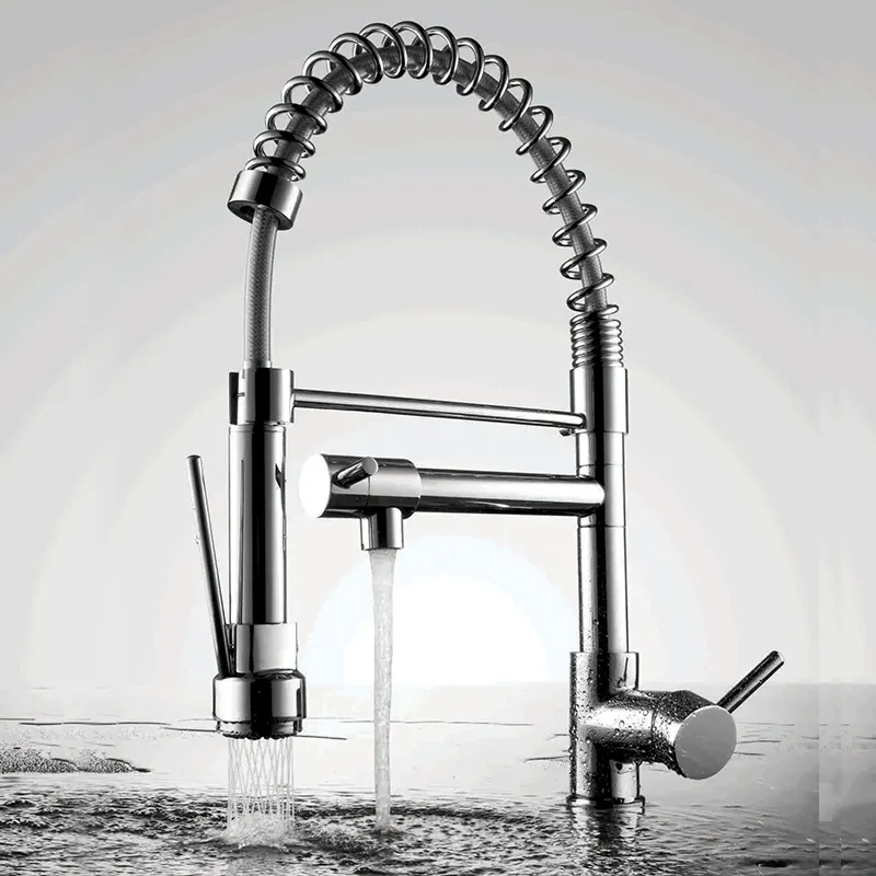 Factory Directly Supply Wall Deck-Mounted Luxury Bridge Kitchen Faucets