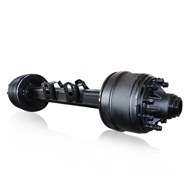 Chinese 3 Axles Trailer Axles 10 Bolts Wheel Hub Used 12T/13T/14T/18T American Type Axle For Trailer Parts & Accessories