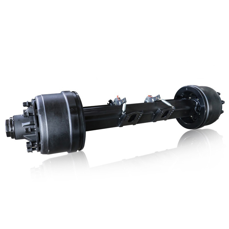 Chinese 3 Axles Trailer Axles 10 Bolts Wheel Hub Used 12T/13T/14T/18T American Type Axle For Trailer Parts & Accessories