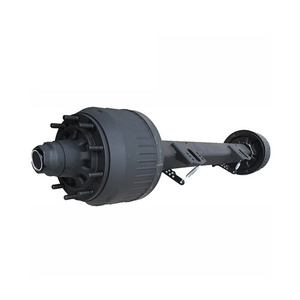 Chinese 3 Axles Trailer Axles 10 Bolts Wheel Hub Used 12T/13T/14T/18T American Type Axle For Trailer Parts & Accessories