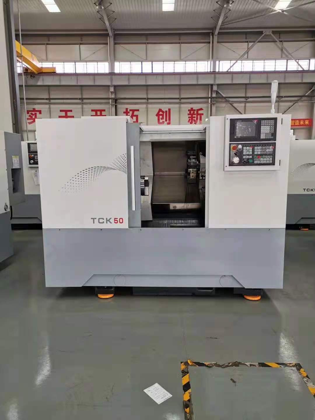 Cheap Mill Combo Live Tooling Metal Cnc Lathe Machine Price Tk56a  Type Slant Bed Cnc Lathe TCK50A TCK56-500 With C Y Axis