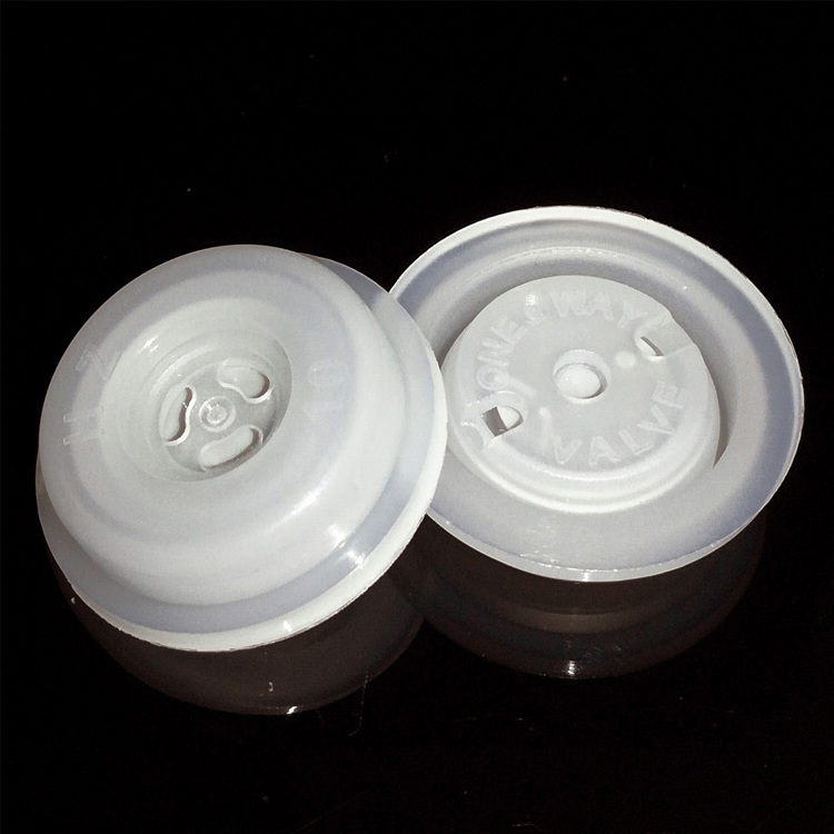 one way degassing valve for heavily degassing products