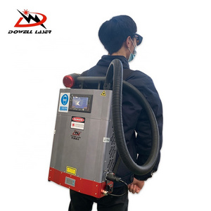 Factory Portable Laser Cleaner Backpack Dust Laser Cleaning Machine Laser Rust Removal Handheld Gun For Metal