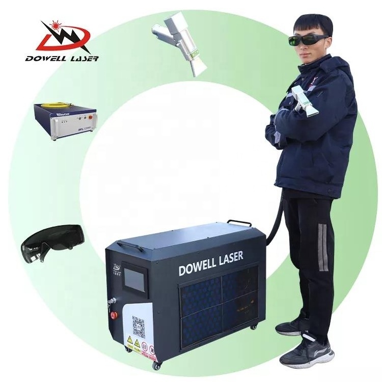 Laser Rust Removal Machine 1000w 2000w 200w 100w Pulse Mini Portable Handheld Fiber Laser Cleaning Machine Manufacturer