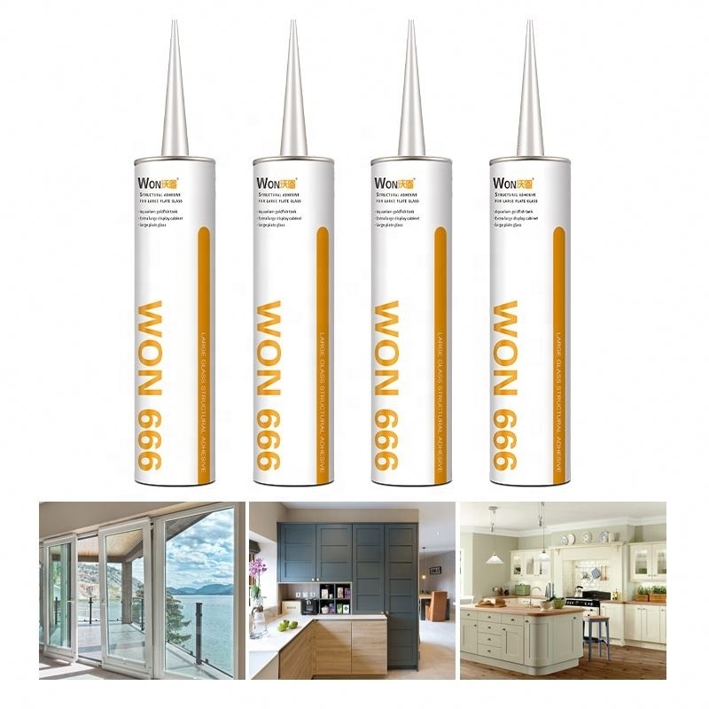 Fast Curing General Purpose Market Glass Silicone Bottle Sealing Mending Transparent Silicone Sealant