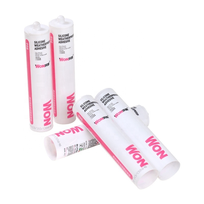 RTV Neutral Weather Proof Silicone Sealant Plastic Tiles Glass Transparent Neutral Silicone Sealant For Roofs And Gutter