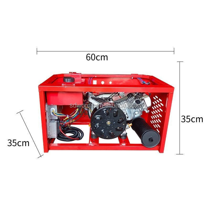 5kw  parking range extender  DC 72V  gasoline generator for electric car charging