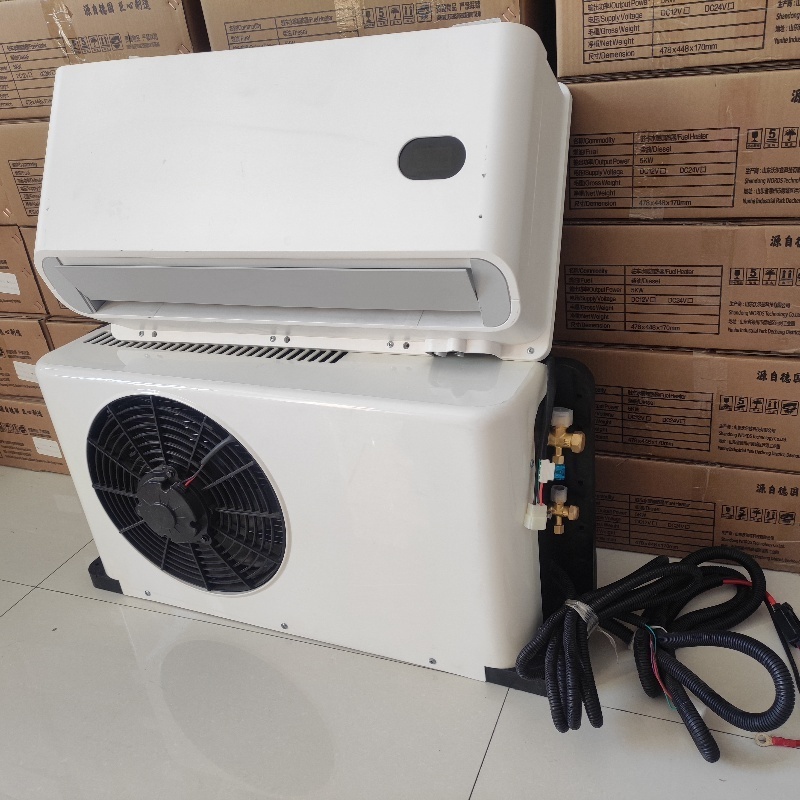 High Quality 12V 24V Electric DC Split Parking Air Conditioner Cab Universal Truck Tractor