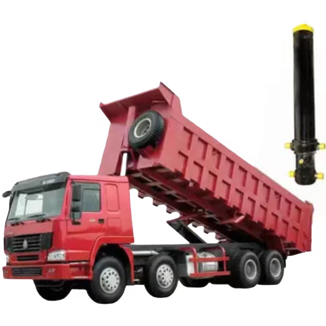 Single Acting Hydraulic Lifting Front End Cylinders for Heavy Duty Truck