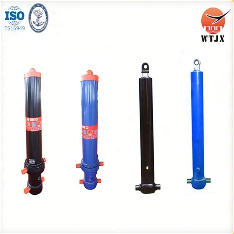 Replacement Slanted Headboard Spherical Type Body Connection piston single bottom eye Hyva FSE hydraulic Cylinder