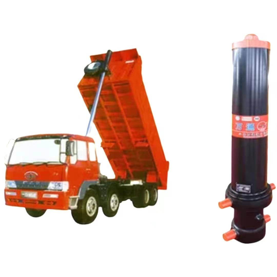 3 Stages Telescopic Truck Lift Hydraulic Oil Cylinders