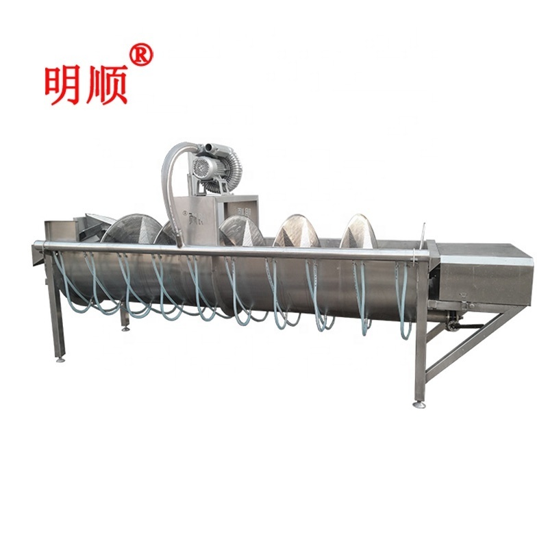 Spin Chiller Slaughtering Abattoir Chicken Equipment Poultry Spiral Chiller Pre-Cooling Machine