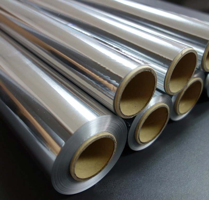 8011 Food Grade Length 300m Aluminium Foil Embossed 18 Micron Aluminium Foil Roll Make