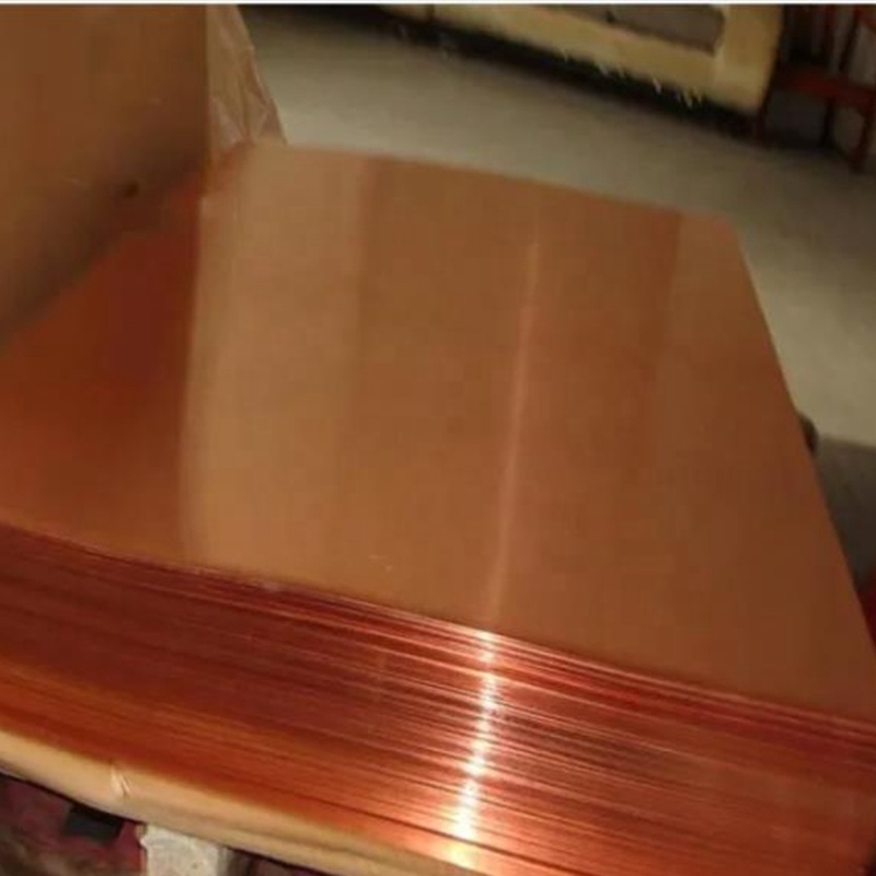 ASTM Decorative Polished Copper Sheet 999 Pure Red/Brass Copper Plate Coil C1220 Cuzn37 T2 for Sale