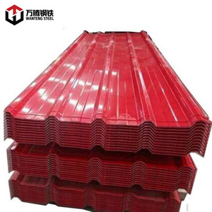 18 gauge 0.8 mm thick GI corrugated steel roofing sheet price per pc