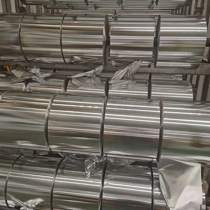 Food Container SRC 11 micron aluminum foil price per KG alloy 3003 aluminum foil roll