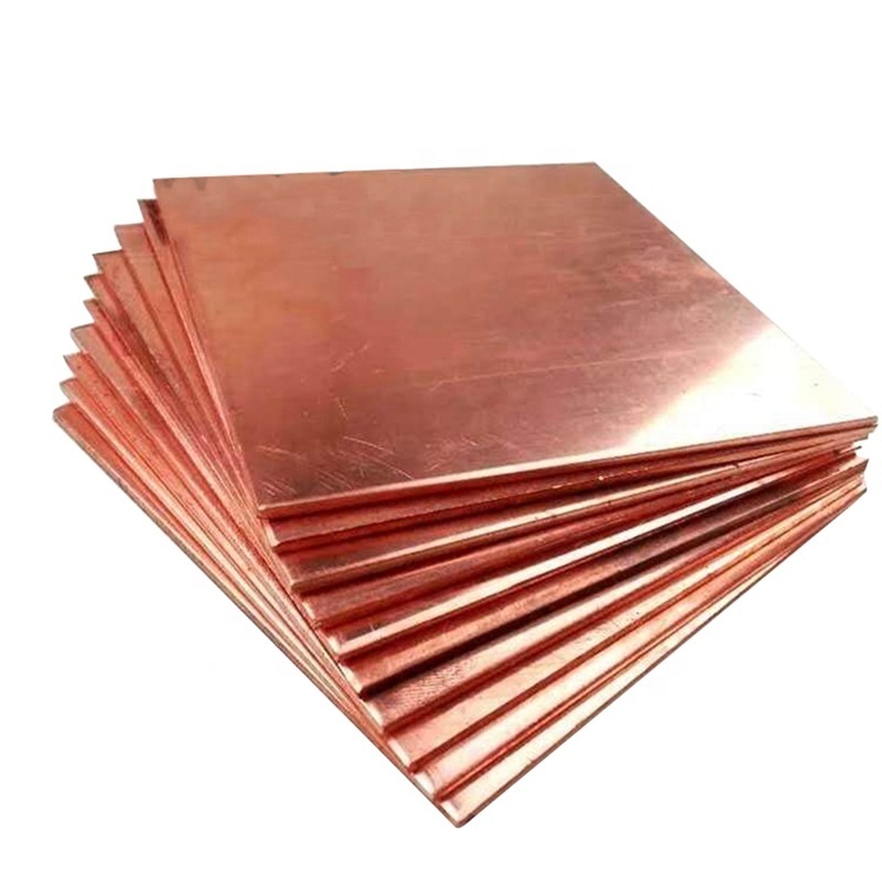 ASTM Decorative Polished Copper Sheet 999 Pure Red/Brass Copper Plate Coil C1220 Cuzn37 T2 for Sale