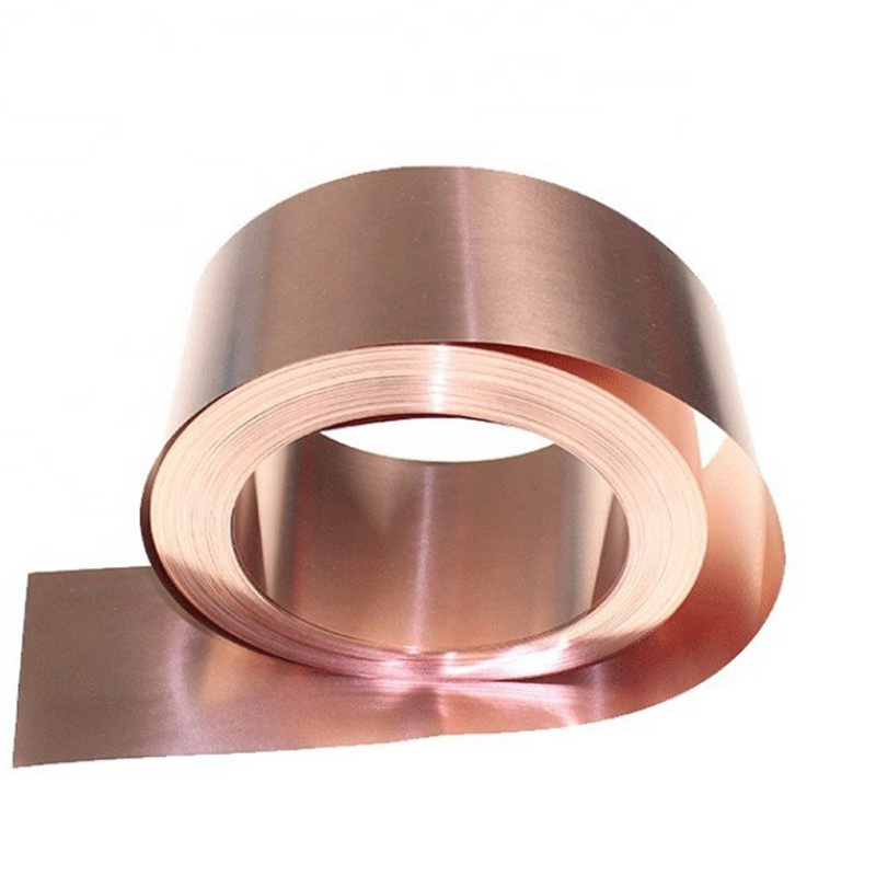 99.99% Oxygen Free Copper Coil / Pure Copper Strip Foil