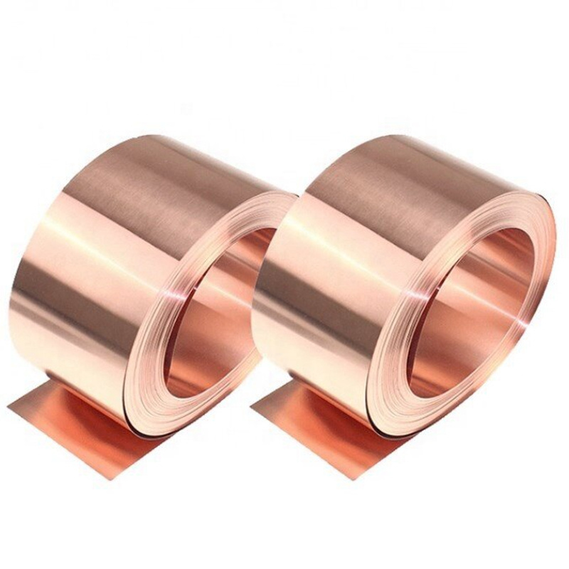 99.99% Oxygen Free Copper Coil / Pure Copper Strip Foil