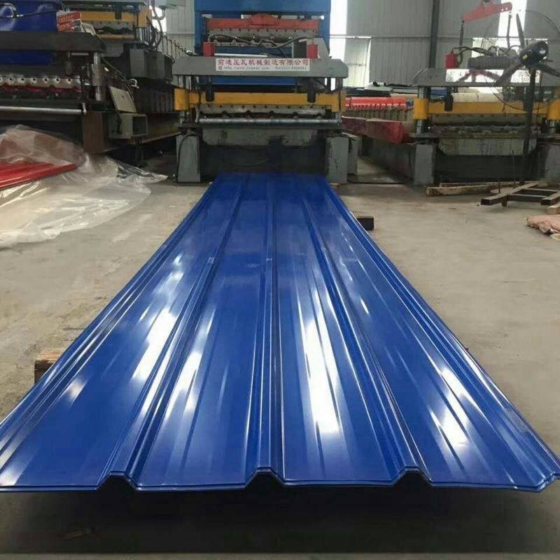 Roofing iron sheets 0.5 mm thick galvanized weight blue colour black standing seam roof sheets