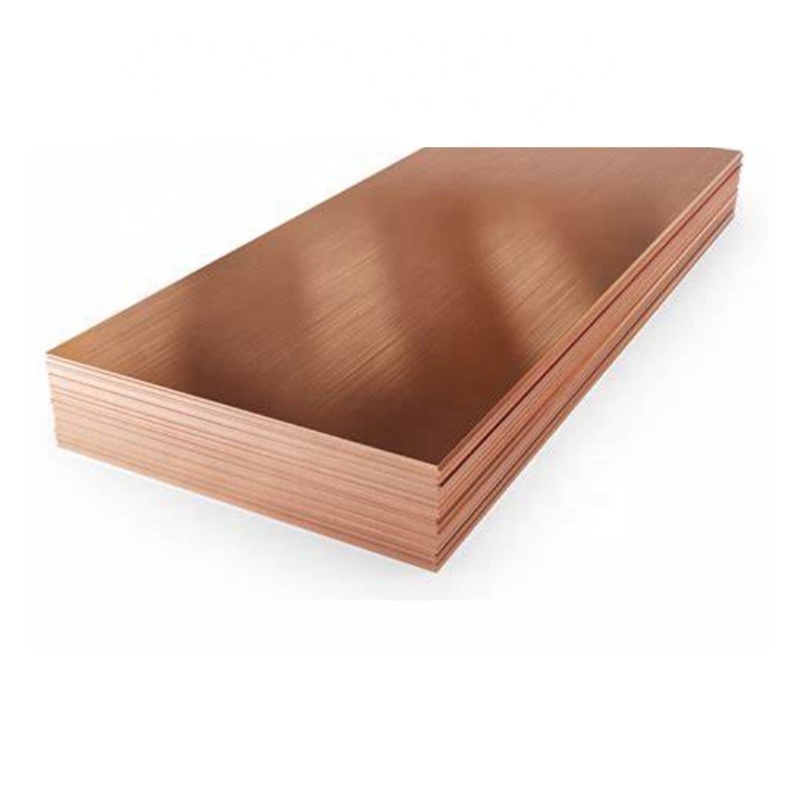 ASTM Decorative Polished Copper Sheet 999 Pure Red/Brass Copper Plate Coil C1220 Cuzn37 T2 for Sale