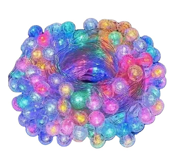 Led string fairy bubble ball lights holiday lighting garland christmas wedding party decoration decorations