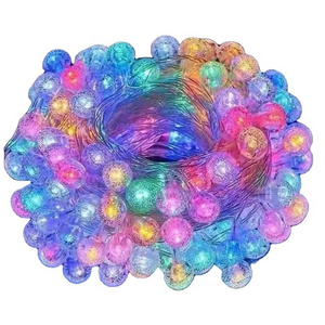 Led string fairy bubble ball lights holiday lighting garland christmas wedding party decoration decorations