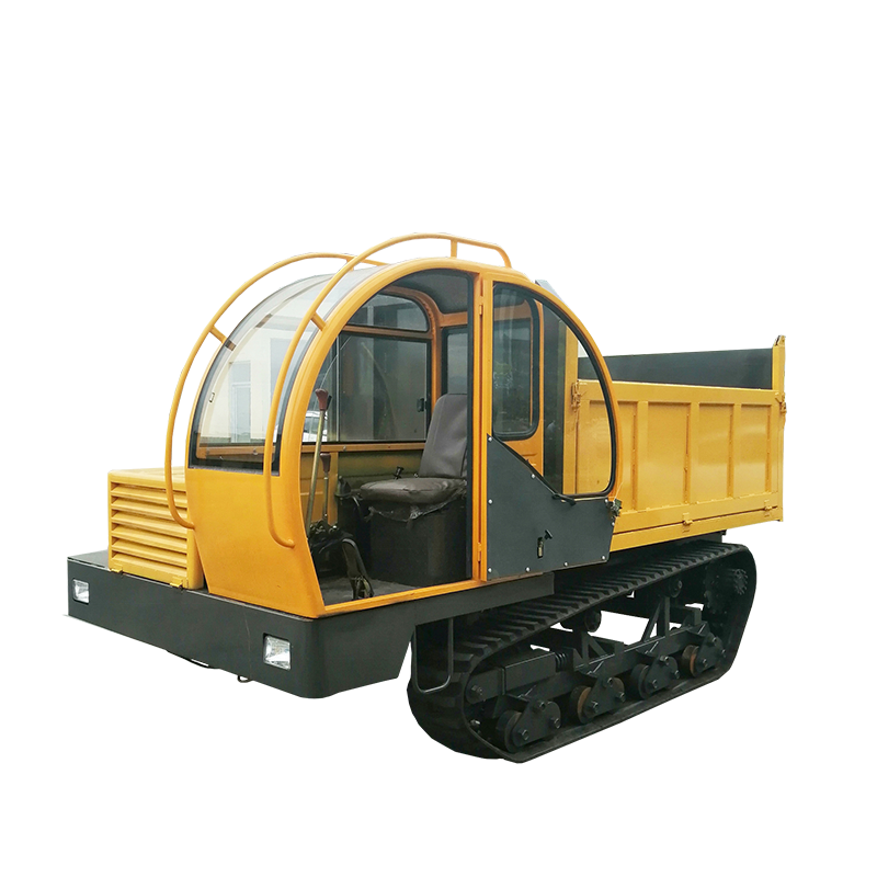 2 tons small tracked transport vehicle with load