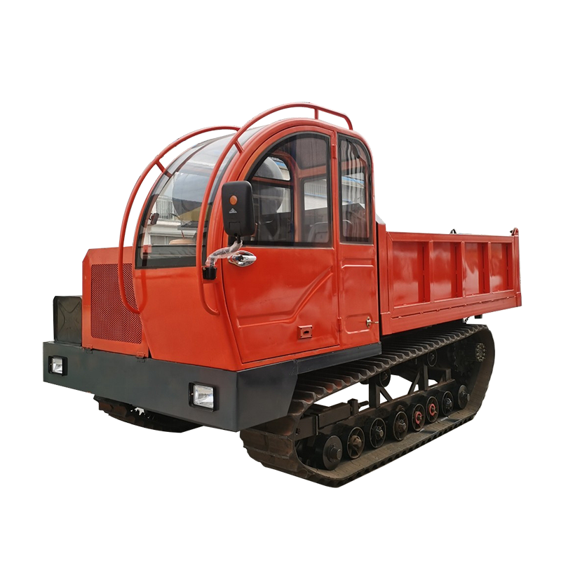 2 tons small tracked transport vehicle with load