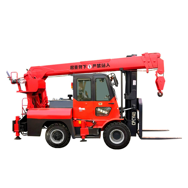 Four-wheel drive forklift Jib Boom Crane Forklift Attachments for 3ton forklift