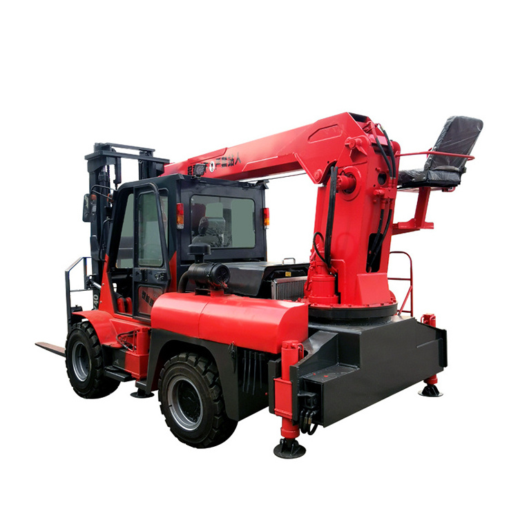 Four-wheel drive forklift Jib Boom Crane Forklift Attachments for 3ton forklift