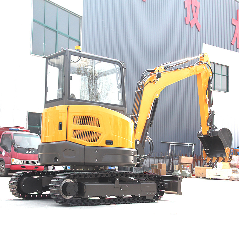 Free Shipping EPA EURO5 mini excavator 3.5 Ton Hydraulic Excavator Mini Digger Bagger Kubota Engine used Excavator