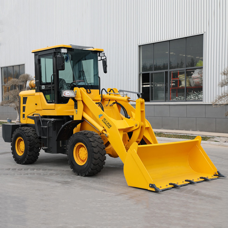 Earth Moving Equipment Mini Wheel Loader With Snow Plow