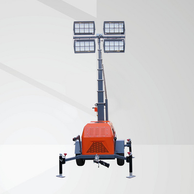 Telescopic Light Tower Diesel Lamp 1000W*4 Light Tower LED